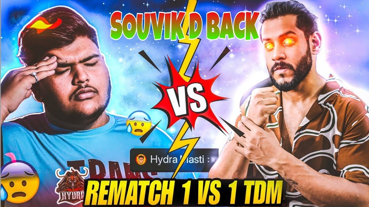 😱 REMATCH SOUVIK D LIVE VS MASTI ZONE GAMING THE AND @SOUVIKDLIVE1 @MASTIZONEGAMING