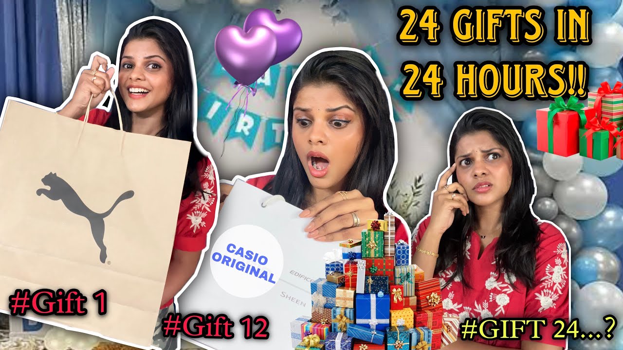 Surprising JENNI With 24 Gifts in 24 Hours for Her 24th BIRTHDAY!! | Jenni's Hacks