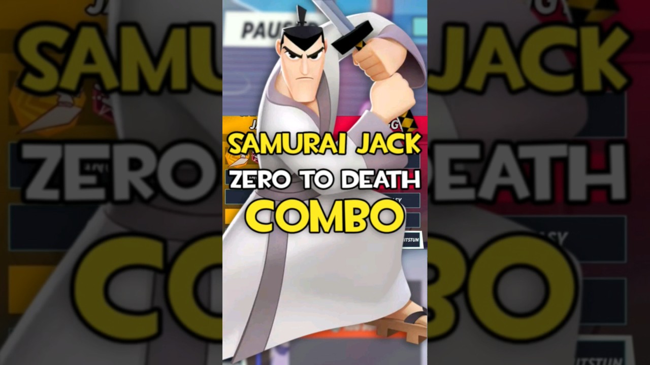 Samurai Jack Zero To Death Combo #multiversus #samuraijack