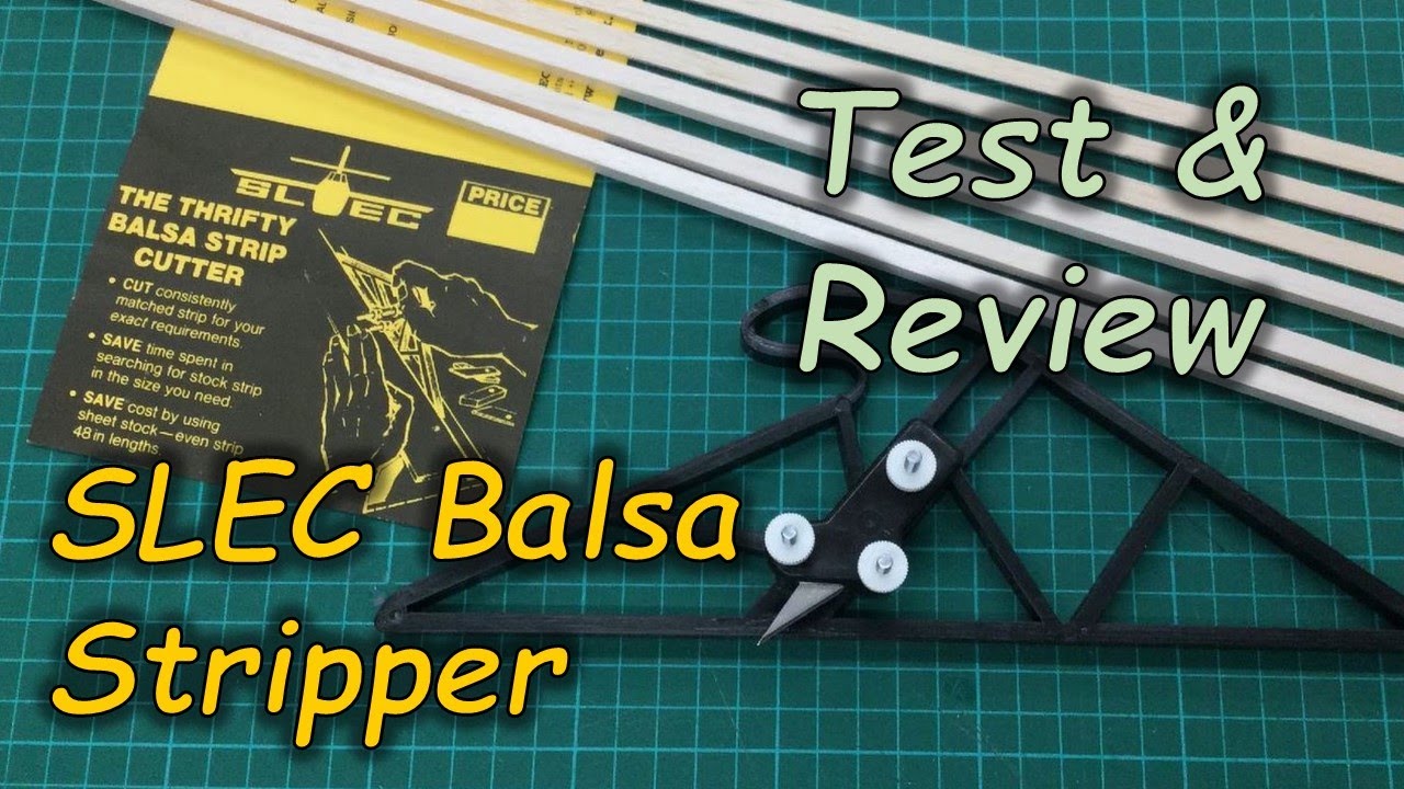 Тест и обзор стриппера Slec Balsa — Строительство моделей самолётов