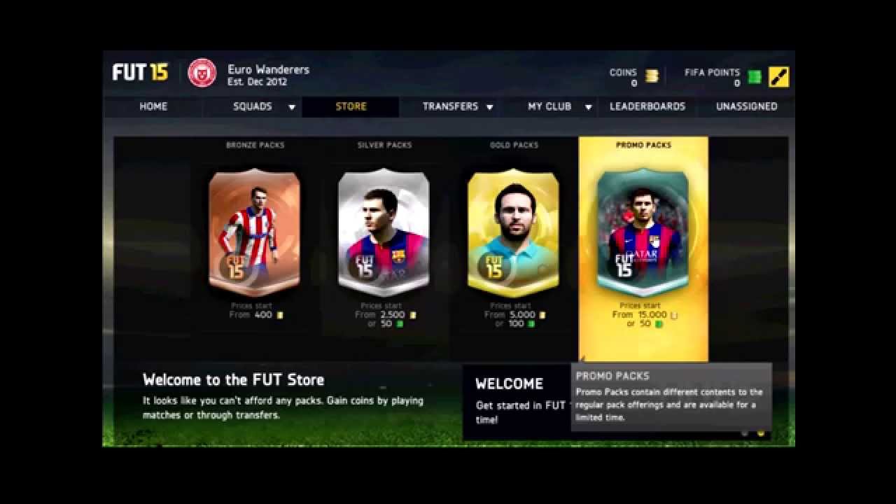 Fifa 15 Web App start!