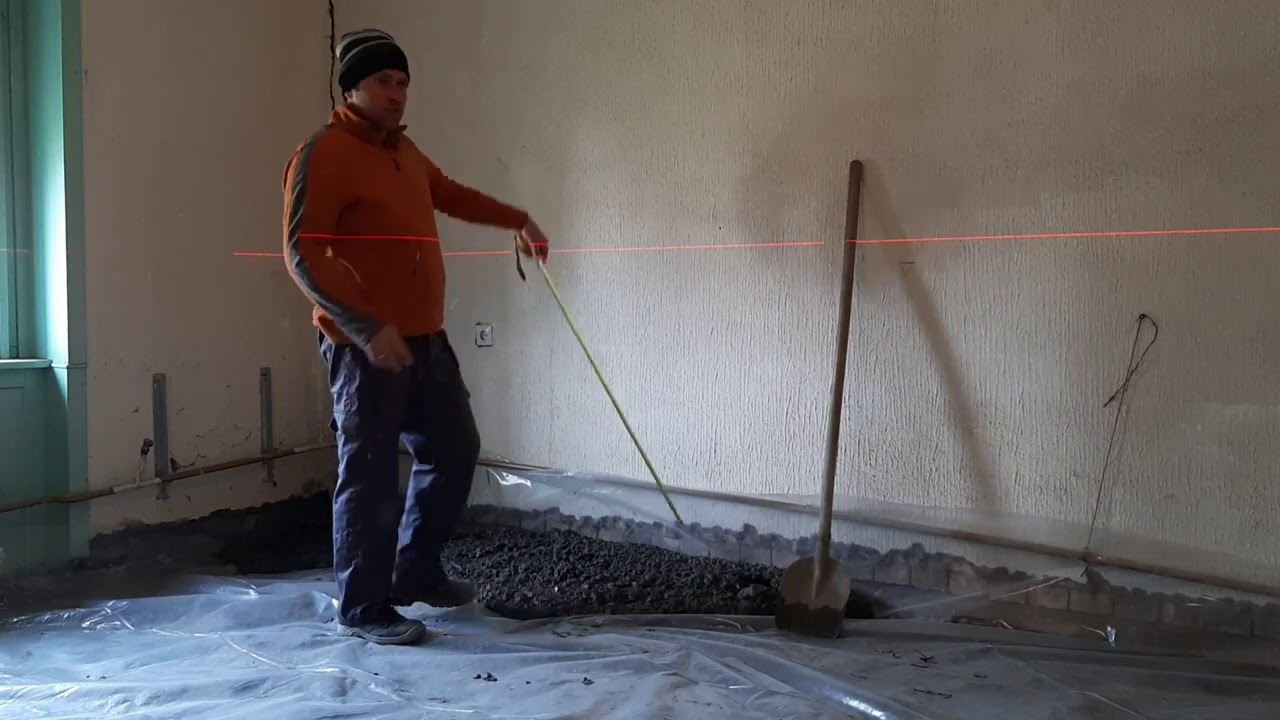 Betonaža poda u staroj kuci. Objašnjenje šta i kako
