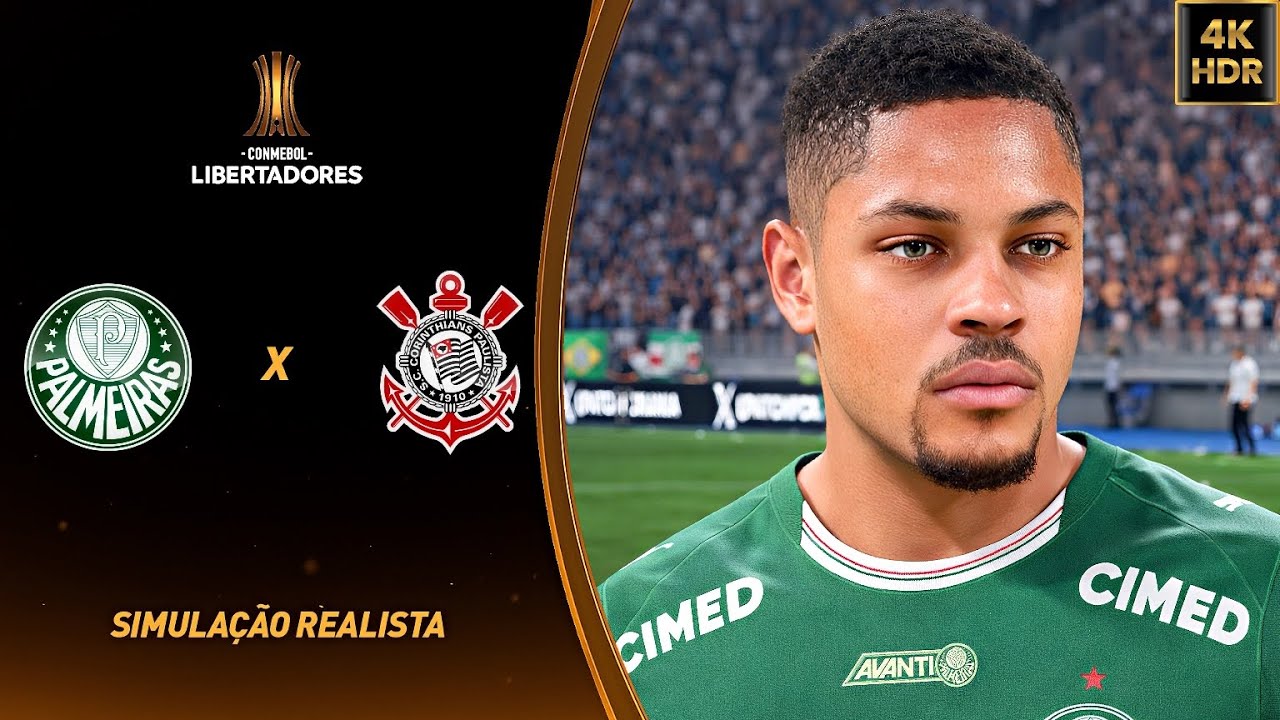 FC 26 - Palmeiras vs Corinthians | Final da Libertadores | Simulação 4K (60FPS) Ultra Realista.