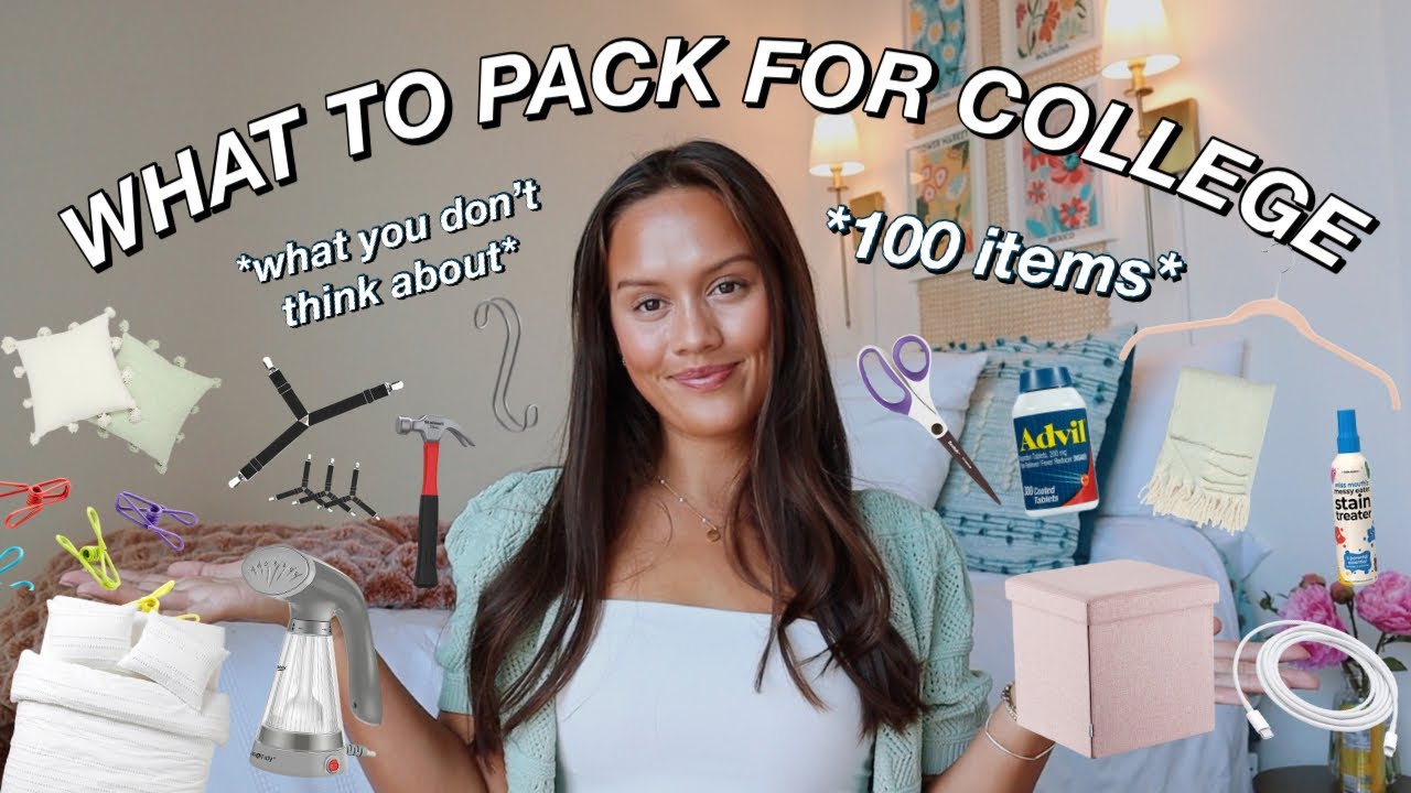 ULTIMATE COLLEGE PACKING LIST : everything you need to bring for your freshman year dorm