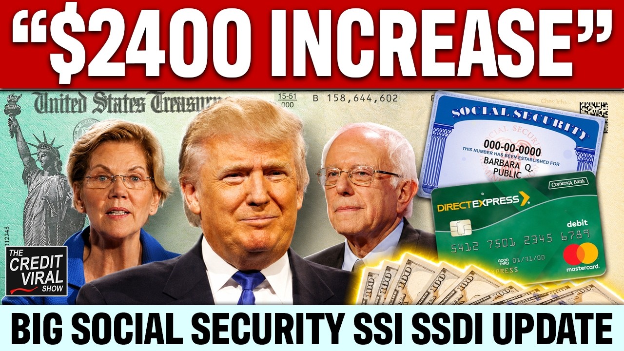 СОЦИАЛЬНОЕ ОБЕСПЕЧЕНИЕ! УВЕЛИЧЕНИЕ ВЫПЛАТ НА $2400 | ОБНОВЛЕНИЕ ПО SSI И SSDI | НОВЫЙ ЗАКОНОПРОЕК...