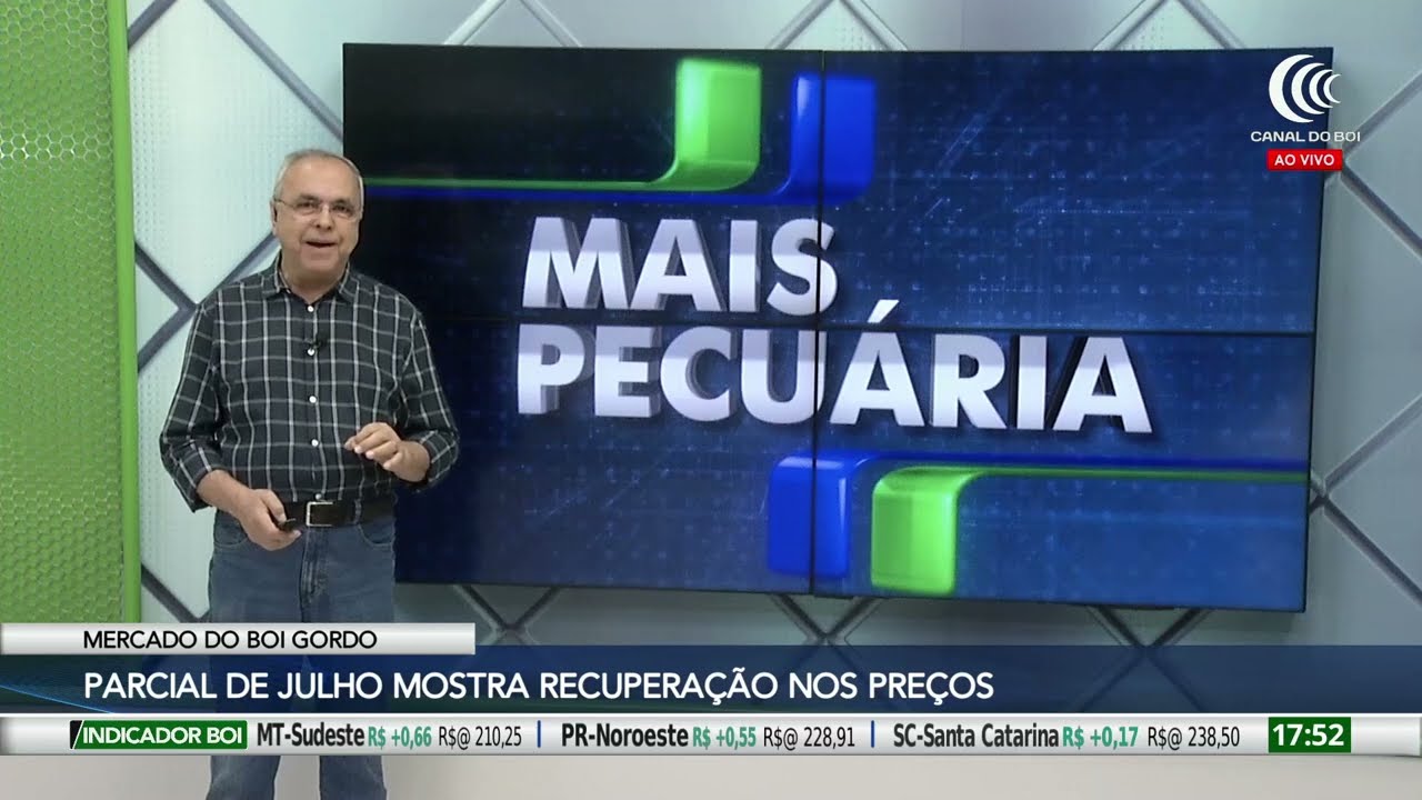 Parcial de julho mostra recuperação nos preços do boi gordo