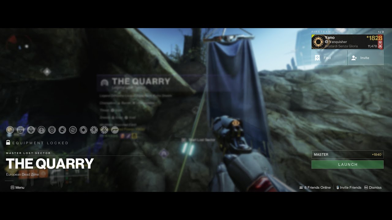 Destiny 2 The Quarry Lost Sector (Solo Flawless Master, Hunter Solar Build Season 23)