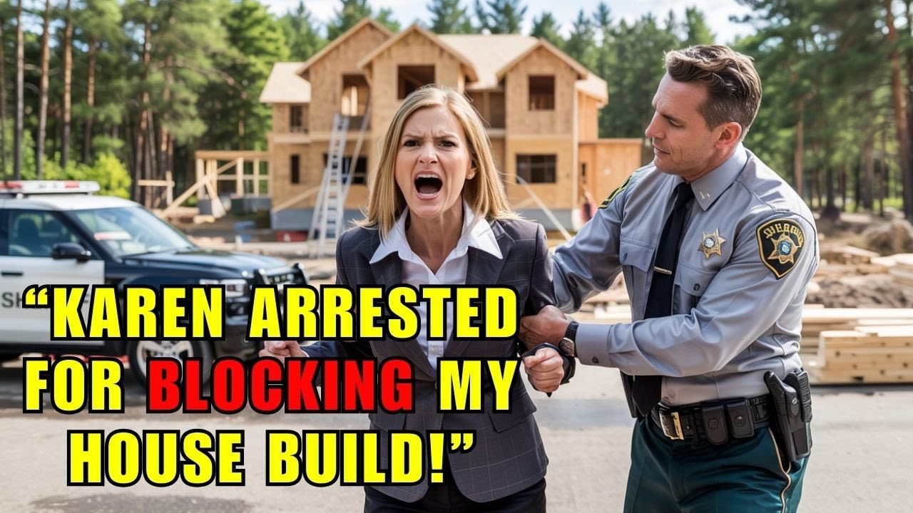 HOA President BLOCKED My Construction—Now She’s in Handcuffs on My Land!