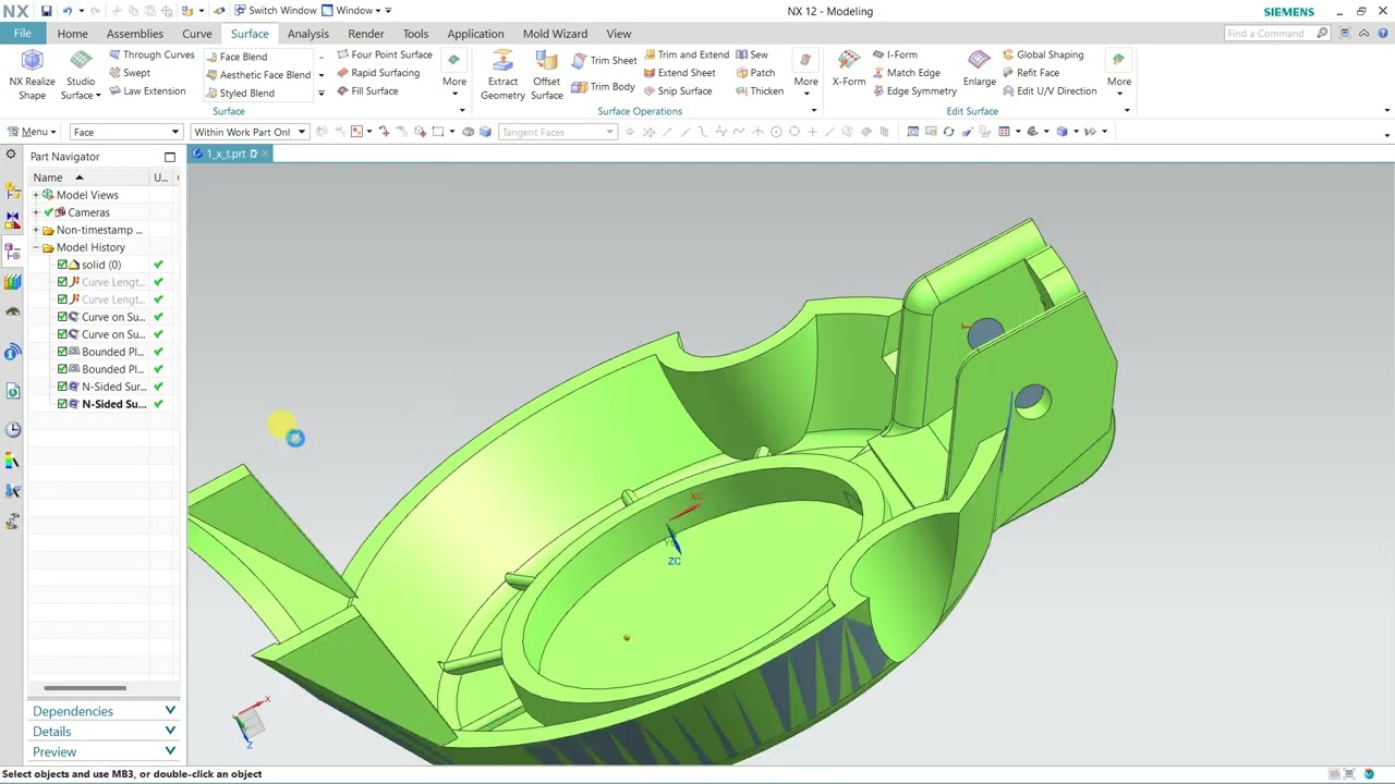 #nx12 #mold