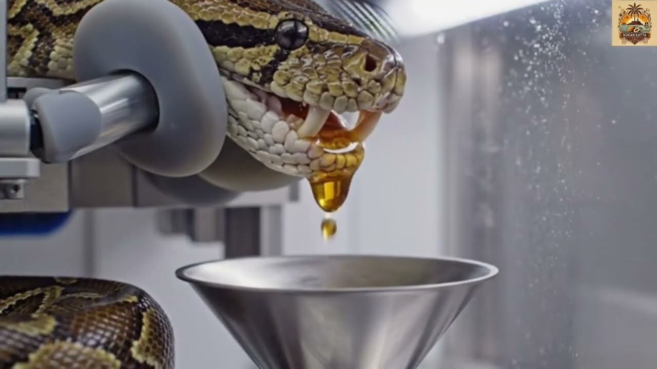 Usine secrète  Quand les serpents deviennent médecine(process complet)