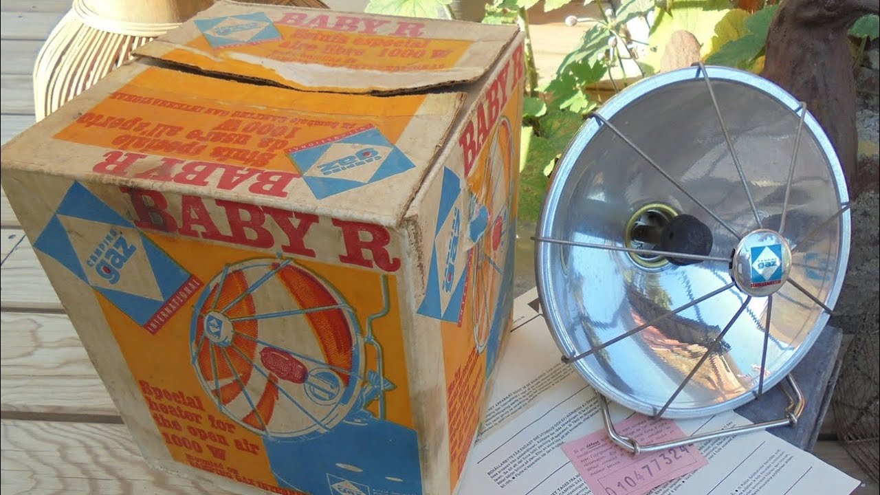 Обогреватель Campingaz Baby R 1960-х годов — давайте уберёмся и зажжём! 🔥