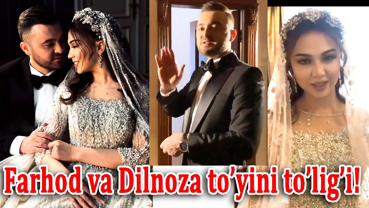 FARHOD VA DILNOZA TO'YI to'liq videosi!