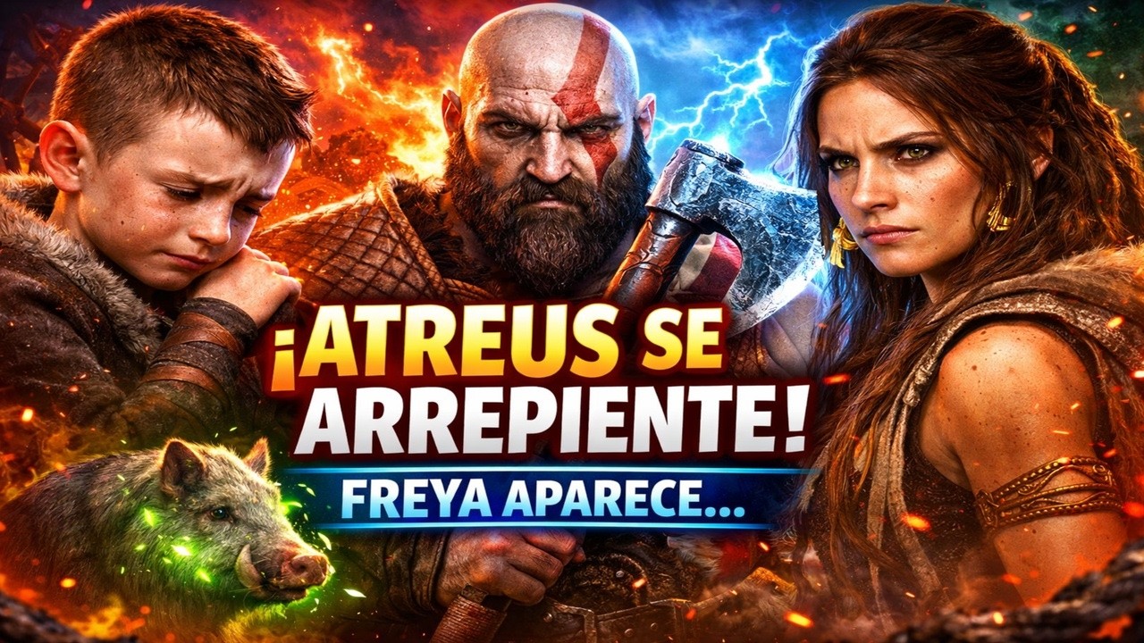 ATREUS SE ARREPIENTE… Y FREYA APARECE 🔥 | Gameplay God of war (2018)