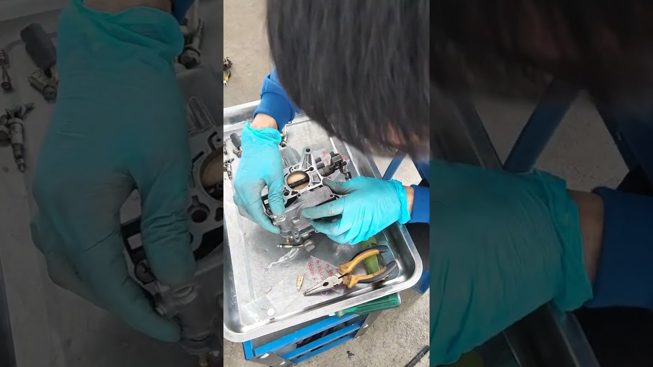 Assemble carburator piston type 4g13 engine