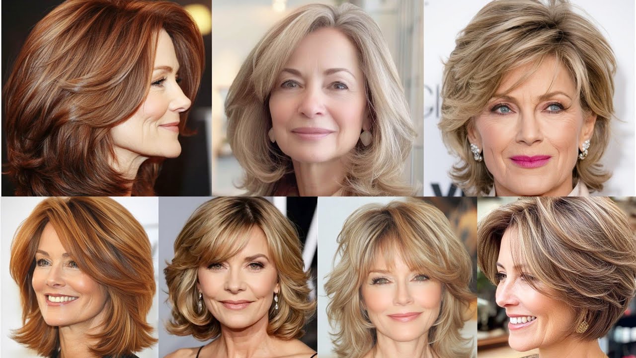 Flattering Haircut Ideas for Women Over 50 with fine hair 2026 | Youthful & Easy Styles