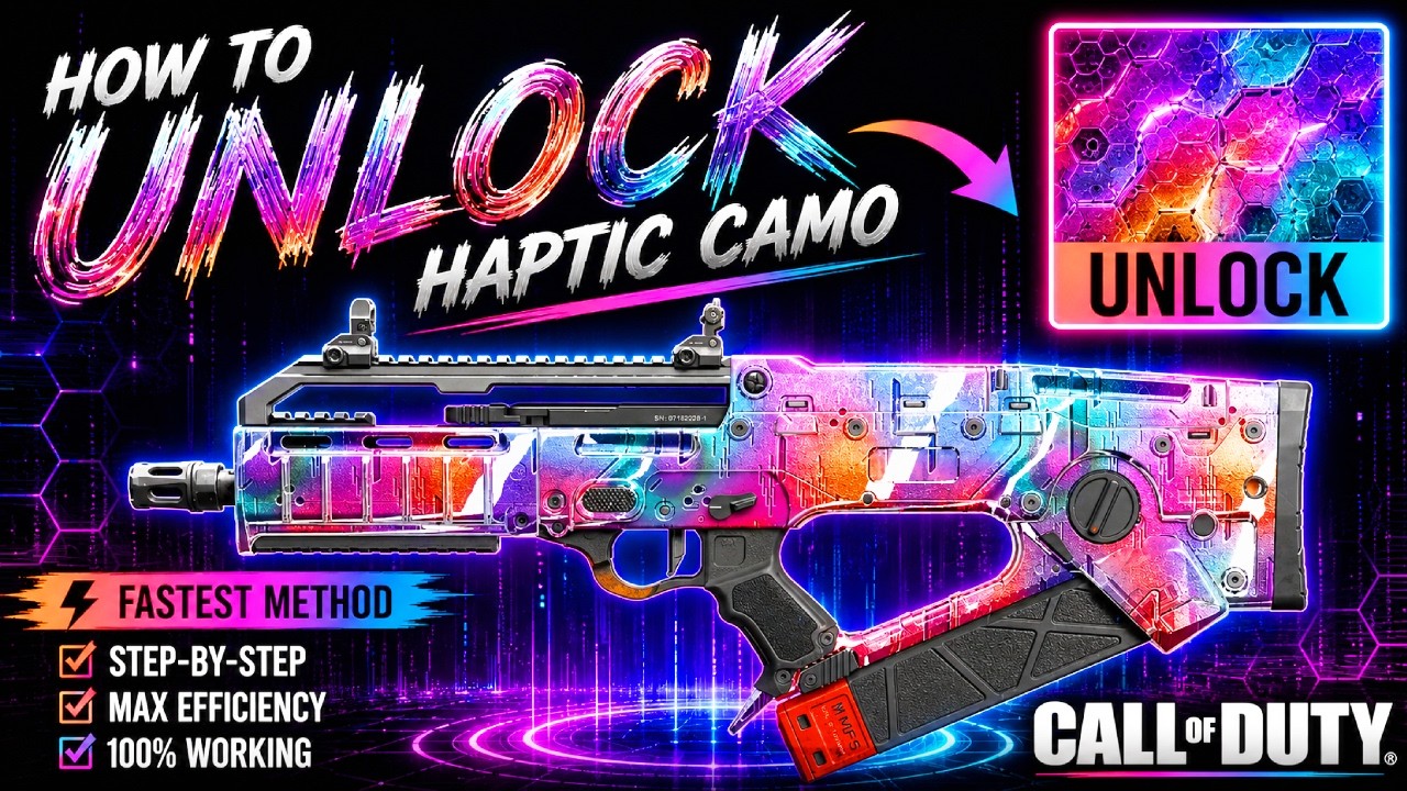 THE HAPTIC CAMO FROM B03 IS BACK!  Fastest Unlock Method (BO7 Illicit Cargo Event)