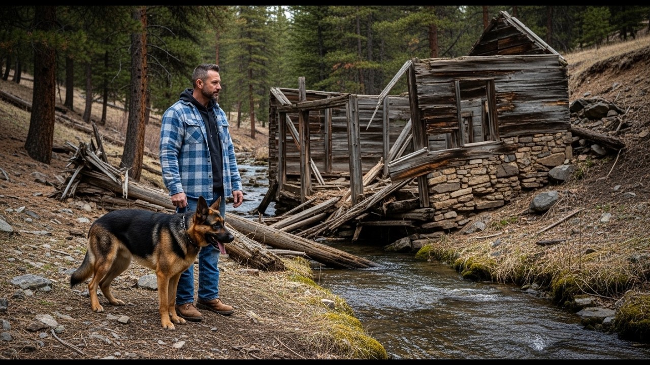 They Laughed When the Veteran Bought the Ruined Cabin — Until His German Shepherd Saved the Town