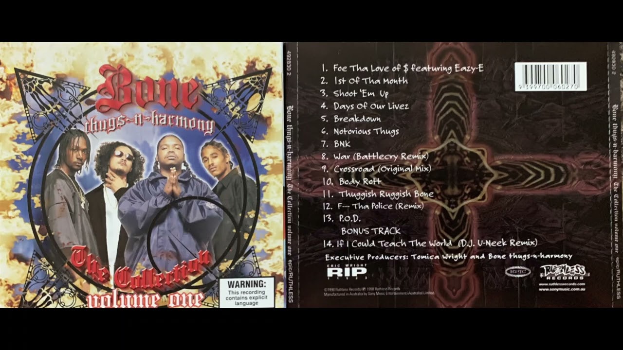 Bone Thugs-N-Harmony (14. DJ U-Neek Remix - IF I COULD TEACH THE WORLD) Import CD Bizzy Krayzie 1997