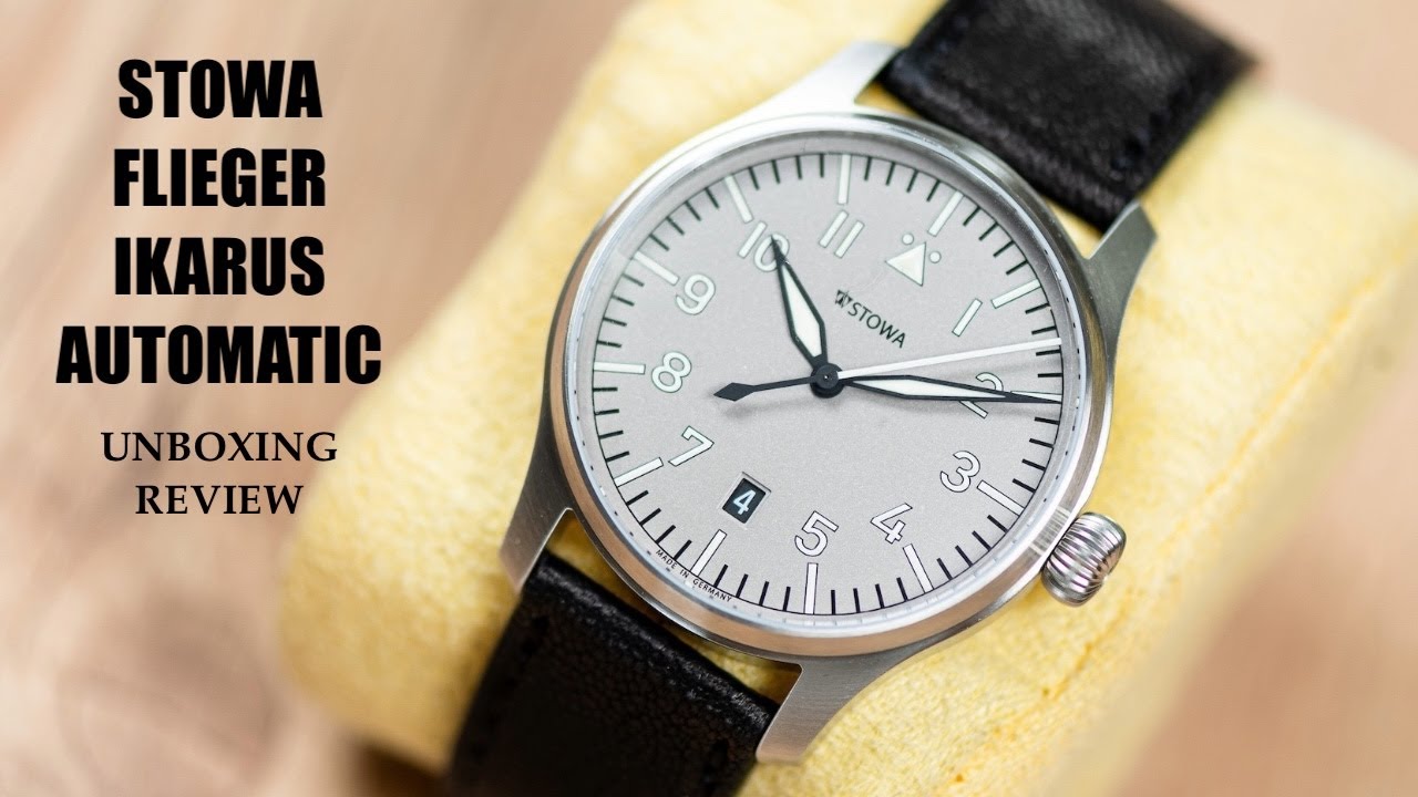 Stowa Flieger Ikarus Automatic Top Grade Watch | Review Valjoux Relogios