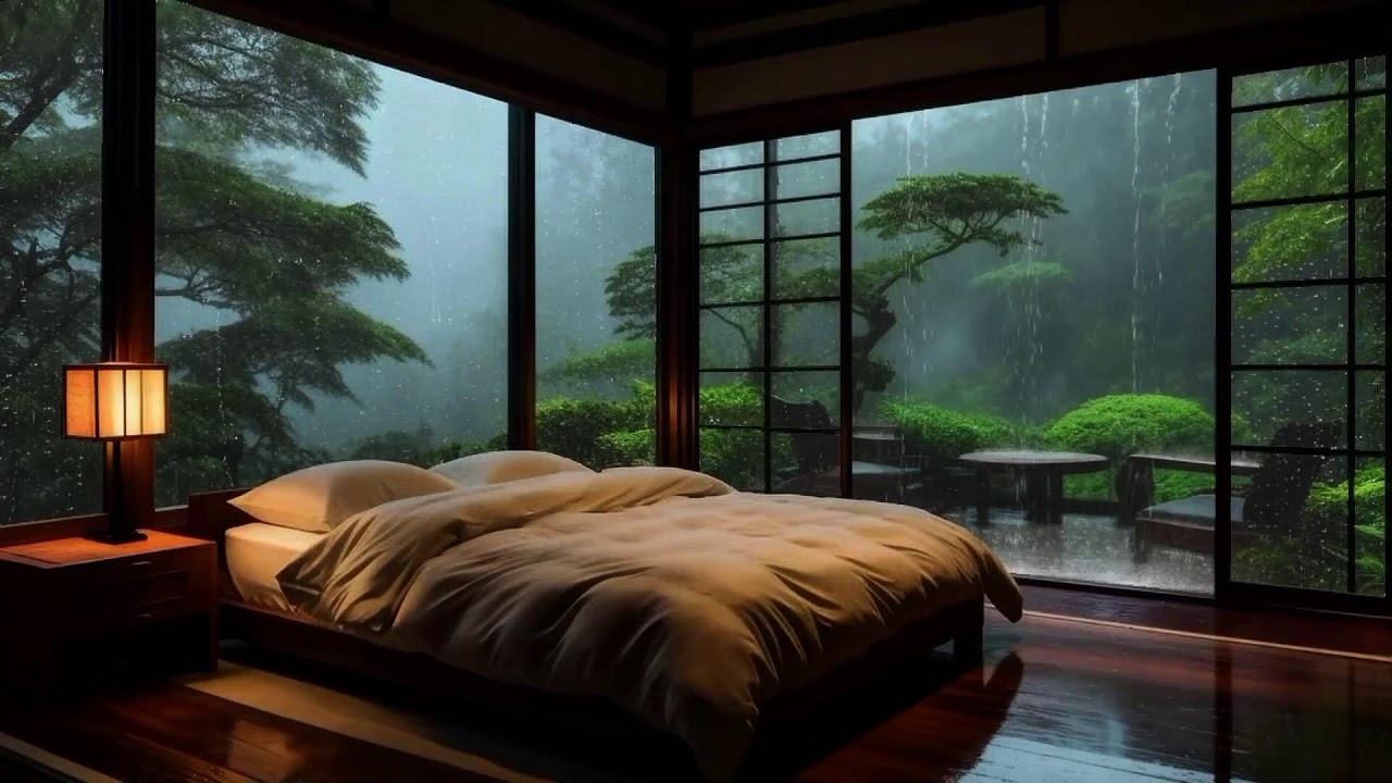 FALL ASLEEP FAST - Calm Sleep Music + Insomnia Help | Rain Sounds for Stress & Anxiety