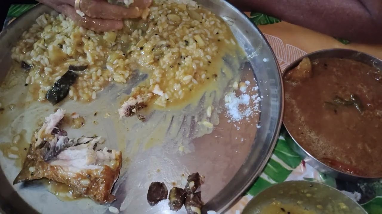 Neem bagun bhaja, bagun bhaja,fish joleand dal
