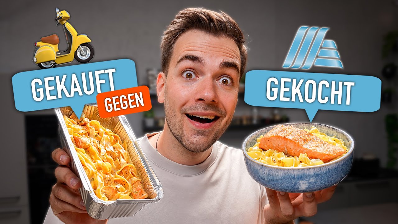 Cremige Lachs-Zitronen-Pasta für unter 9€* 🤤 | GEKAUFT GEGEN GEKOCHT mit @maxxpane