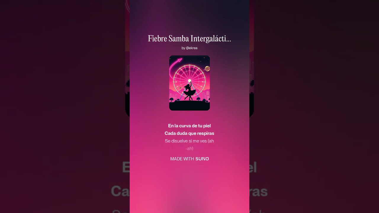 Fiebre Samba Intergaláctica　#作詞ekrea 　#ラテン・サンバ・フュージョン　#REMIX　#suno 　©️2025𝑬𝒌𝒓𝒆𝒂