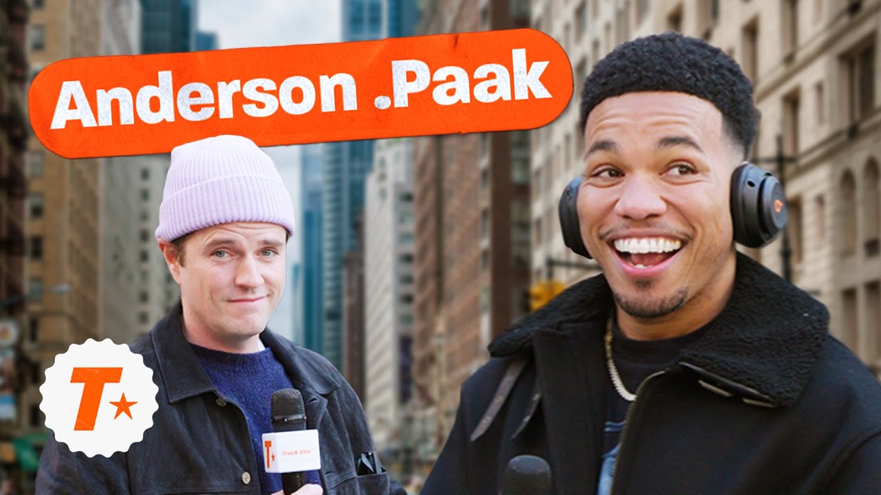 Testing Anderson .Paak's Music Knowledge | Track Star*