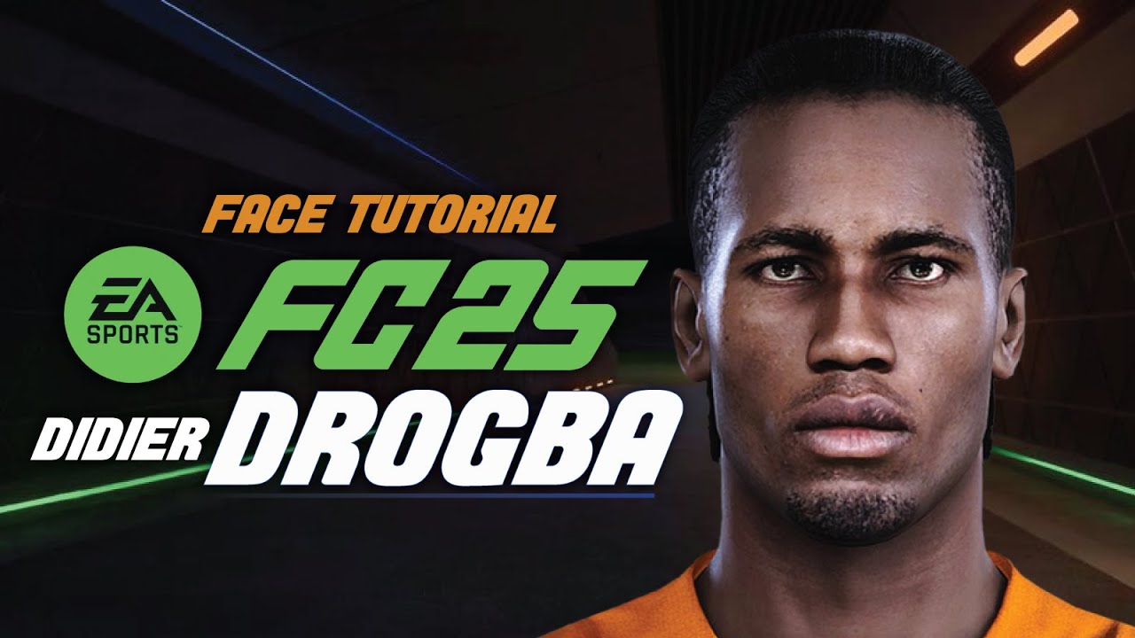 EA FC 25 | Как создать Дидье Дрогба в режиме карьеры? Учебник по созданию лица