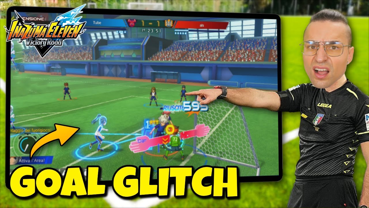 NUOVO GOAL GLITCH su INAZUMA ELEVEN? ⚽⚡ CHIEDO IL VAR