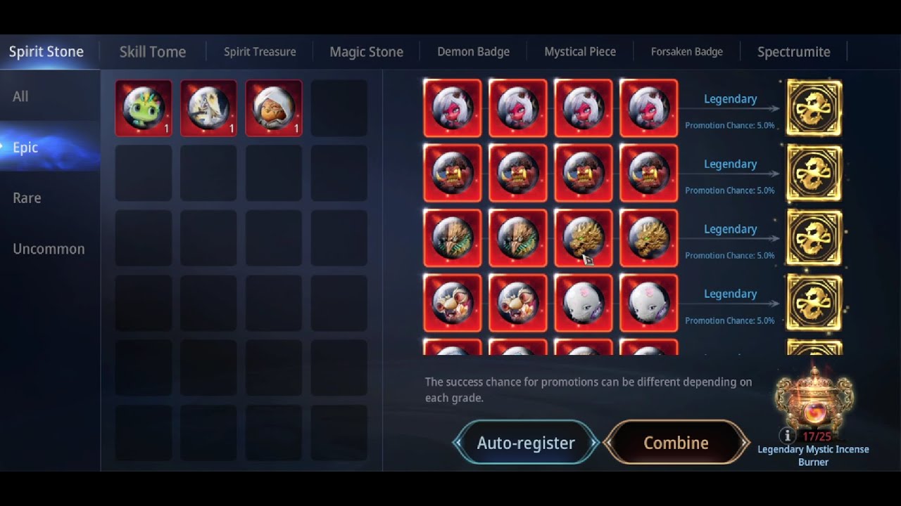 Another Legendary Spirit Burner | COmbine n SUmmon 95