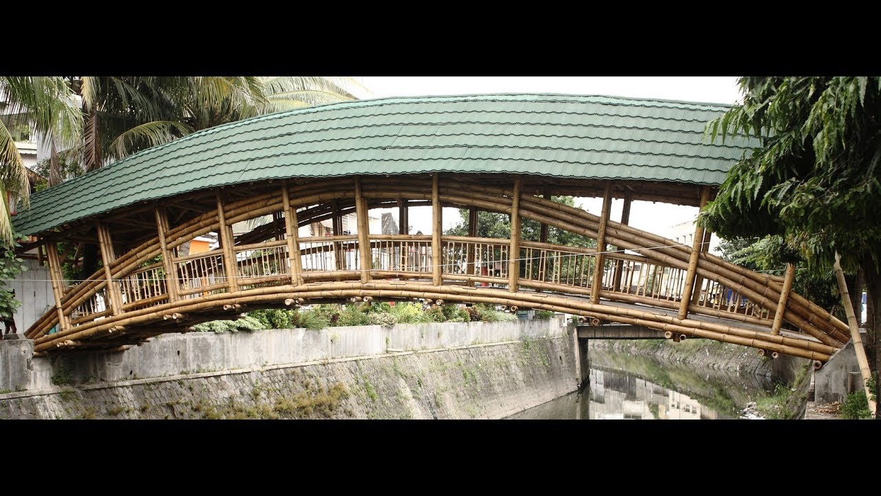 Random video of bamboo bridge