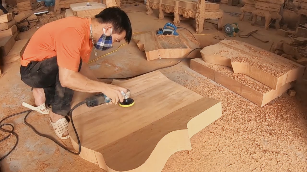 Quy Trình Bộ Ghế Hoàng Gia Nguyên Khối Phần 2 ( Thế Giới Đồ Gỗ )