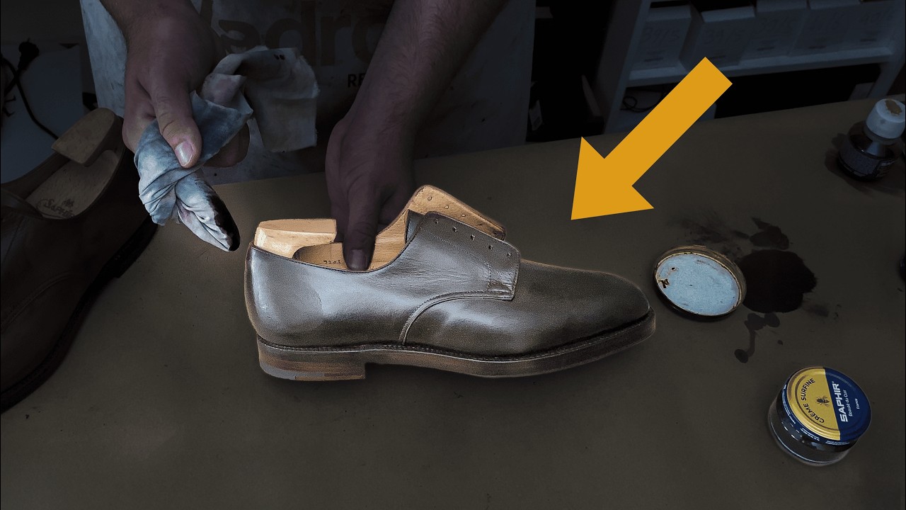 Restaurer des Crockett & Jones trouvées en brocante !