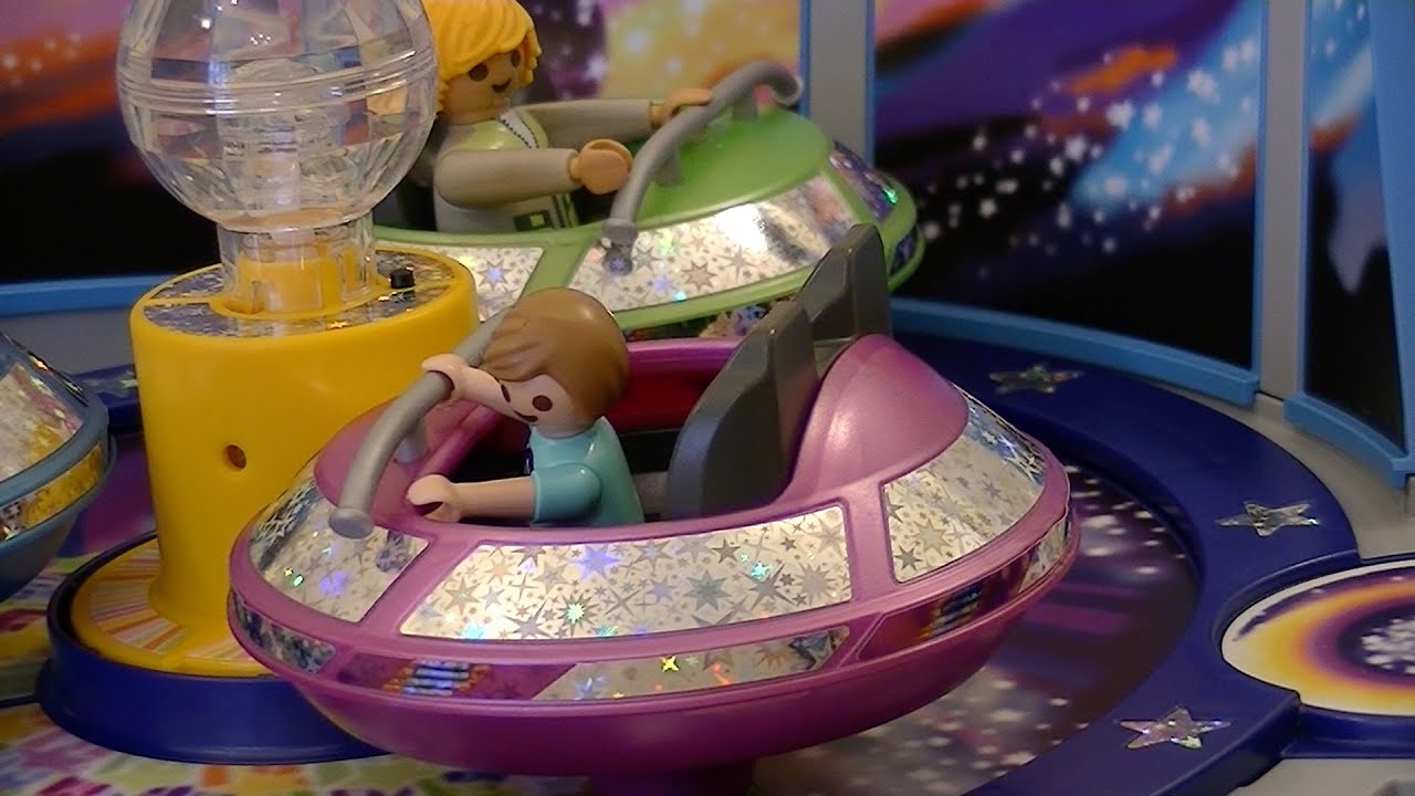 Playmobil Summer Fun 5554 Spinning Spaceship Ride Unboxing, Assembly & Review