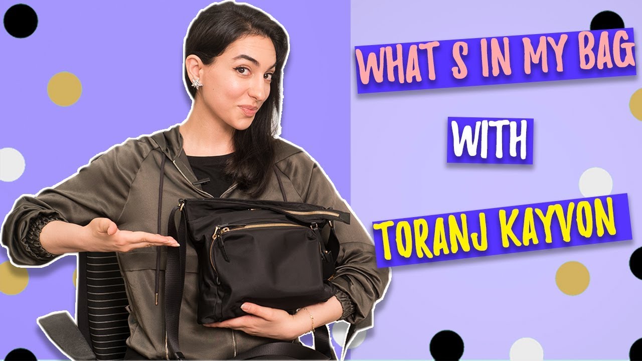 What&rsquo;s In My Bag With Toranj Kayvon | Kesari | POP Diaries Fashion