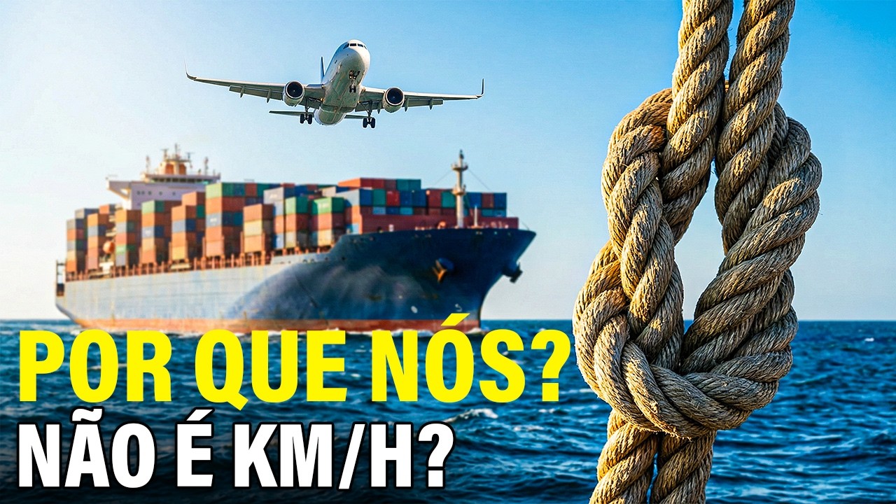 Por Que Navios E Aviões Usam NÓS E Não KM/H? A Razão Que Quase Ninguém Conhece