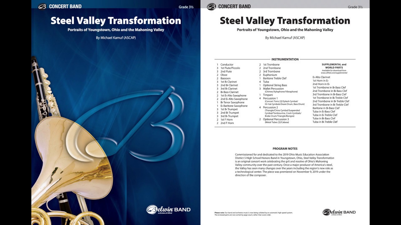 Steel Valley Transformation, by Michael Kamuf – Score & Sound