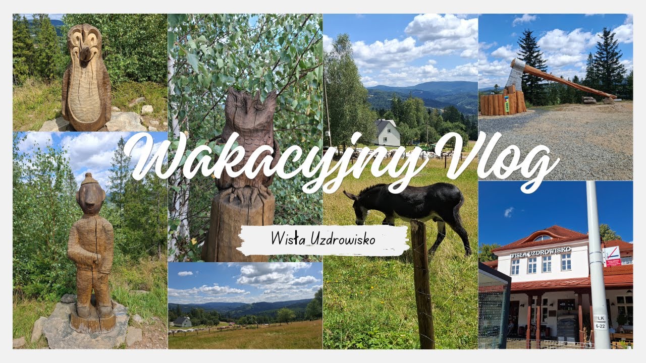 Wisła Uzdrowisko #2/Wyciąg krzesełkowy/Aleja rzeźb/Zagroda 🦙Skolnity/Widoki❤ @kociaranaluzievlog 