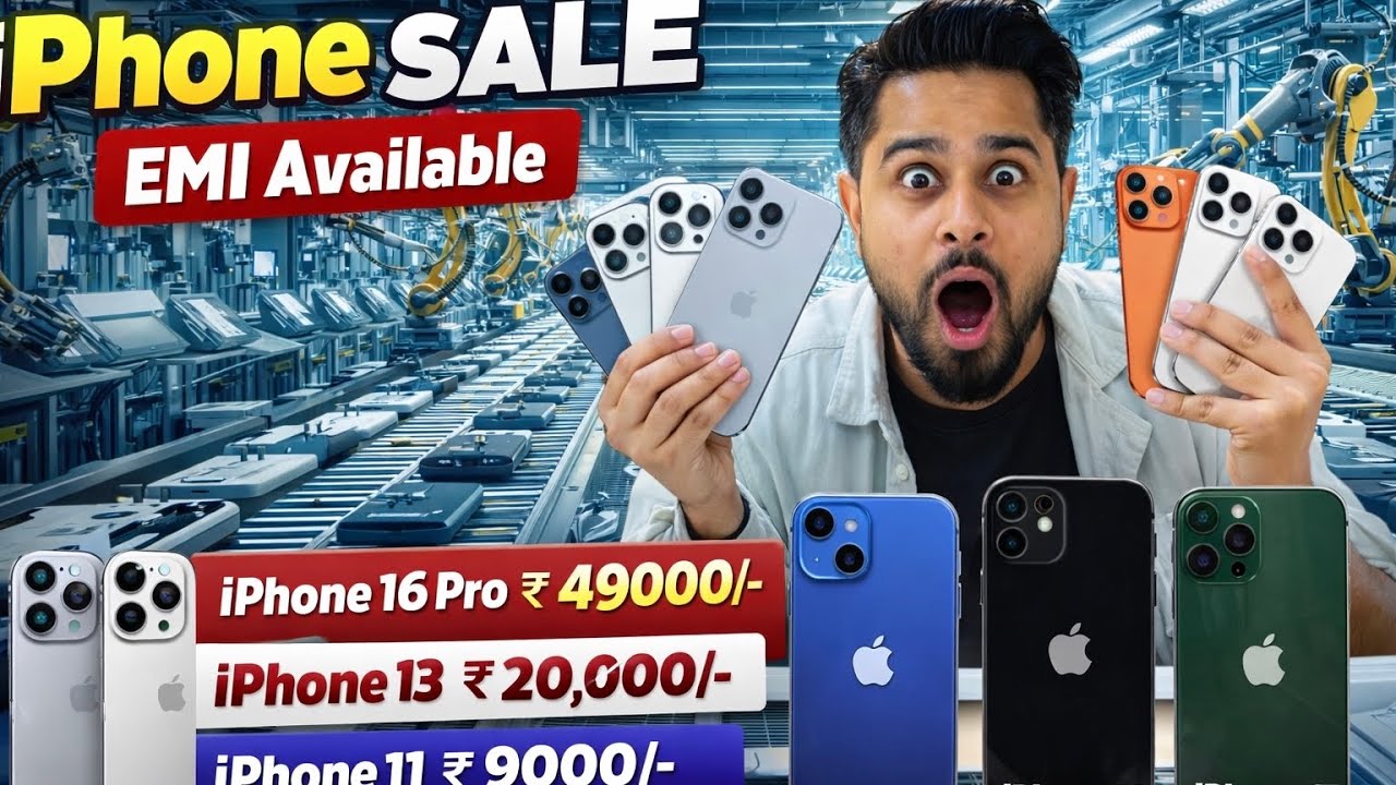 Biggest Sale Ever🤩 | Cheapest iPhone Market in delhi | Second Hand Mobile | iPhone 15 Pro iPhone 16 