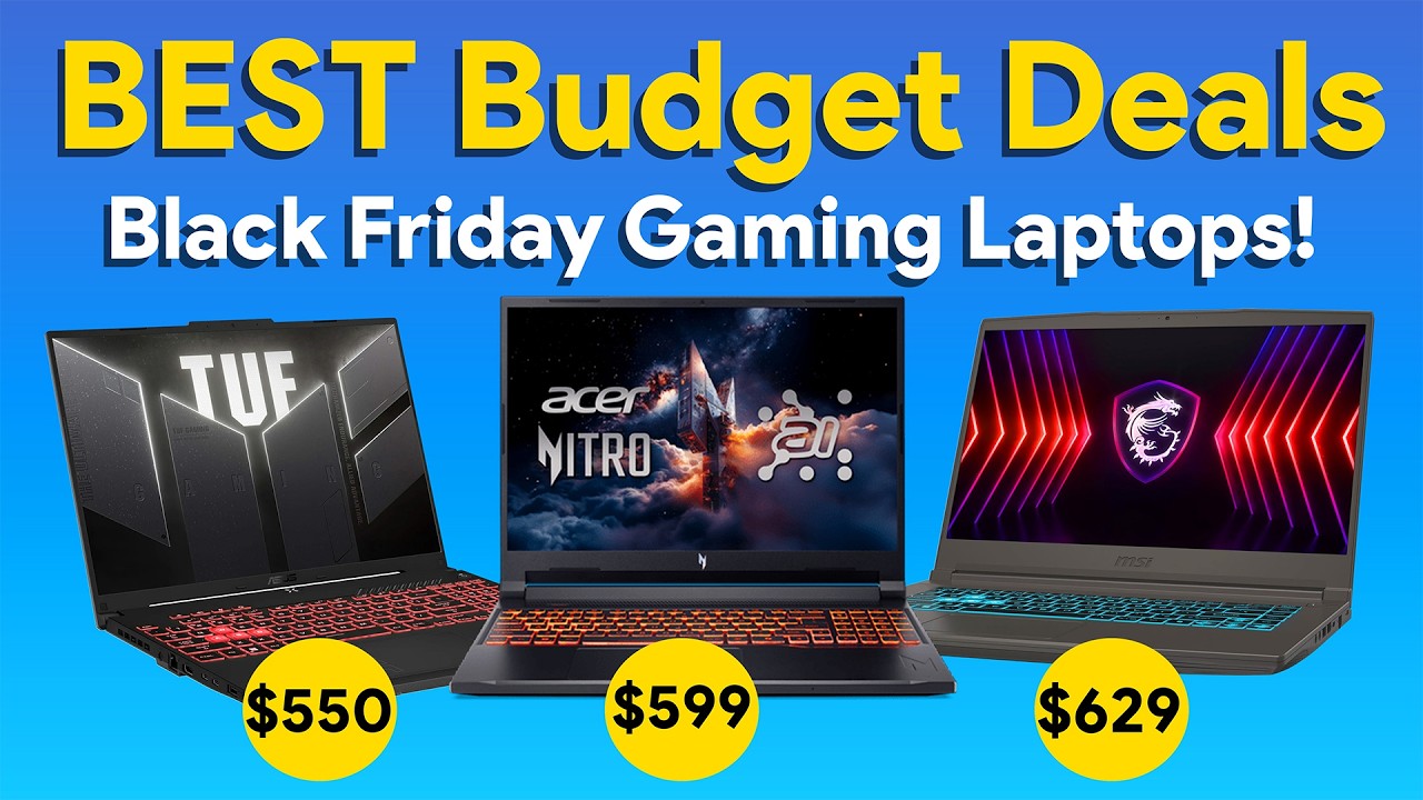 Najlepsze oferty na niedrogie laptopy gamingowe na Czarny Piątek 2025!