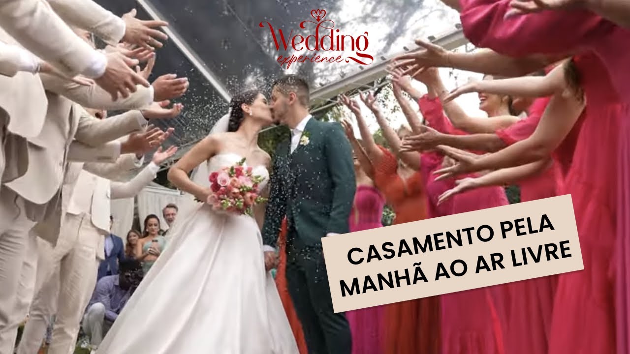 Casamento Perfeito pela manhã ao ar livre: Wedding Experience da Gabriela&Ricardo em Foz do Iguaçu