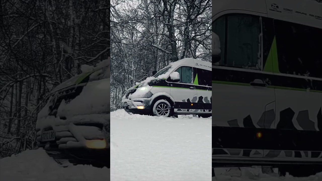 VW Crafter 4motion in Snow