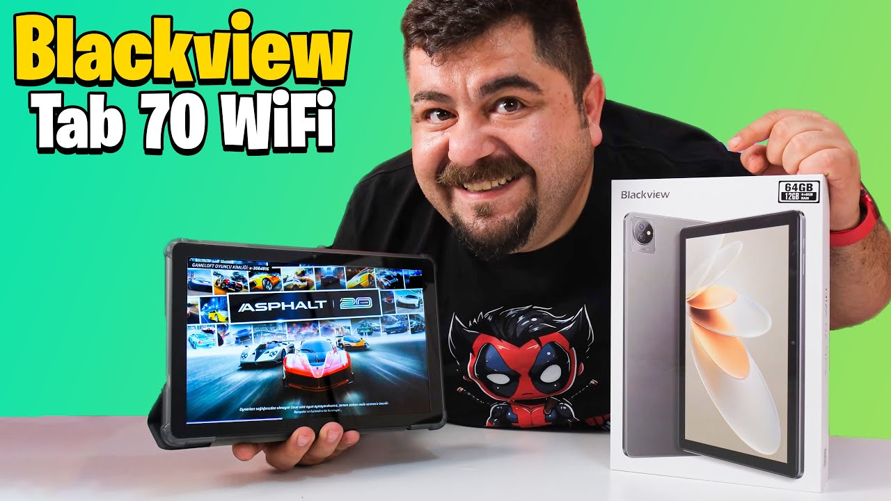 Blackview Tab70 WiFi Tablet İncelemesi - Android 14 + 12 GB RAM!