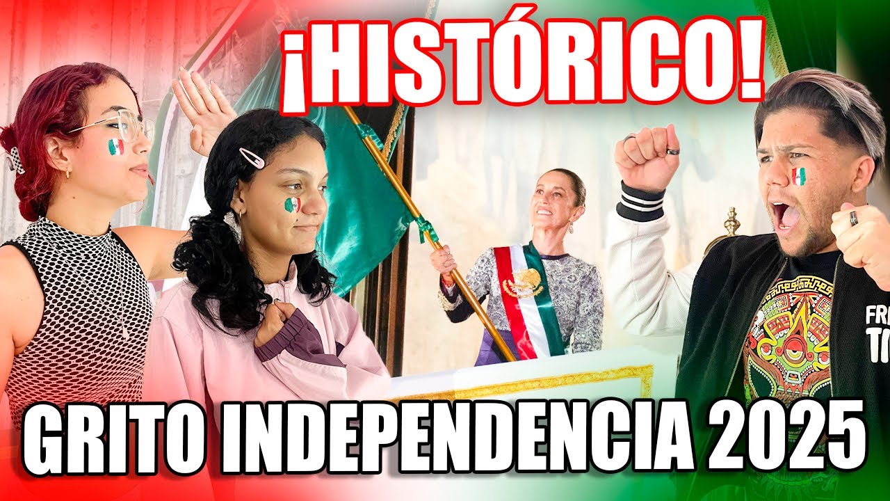 🇲🇽 ¡REACCIÓN al GRITO de INDEPENDENCIA 2025 con Claudia Sheinbaum! 🎉🔥