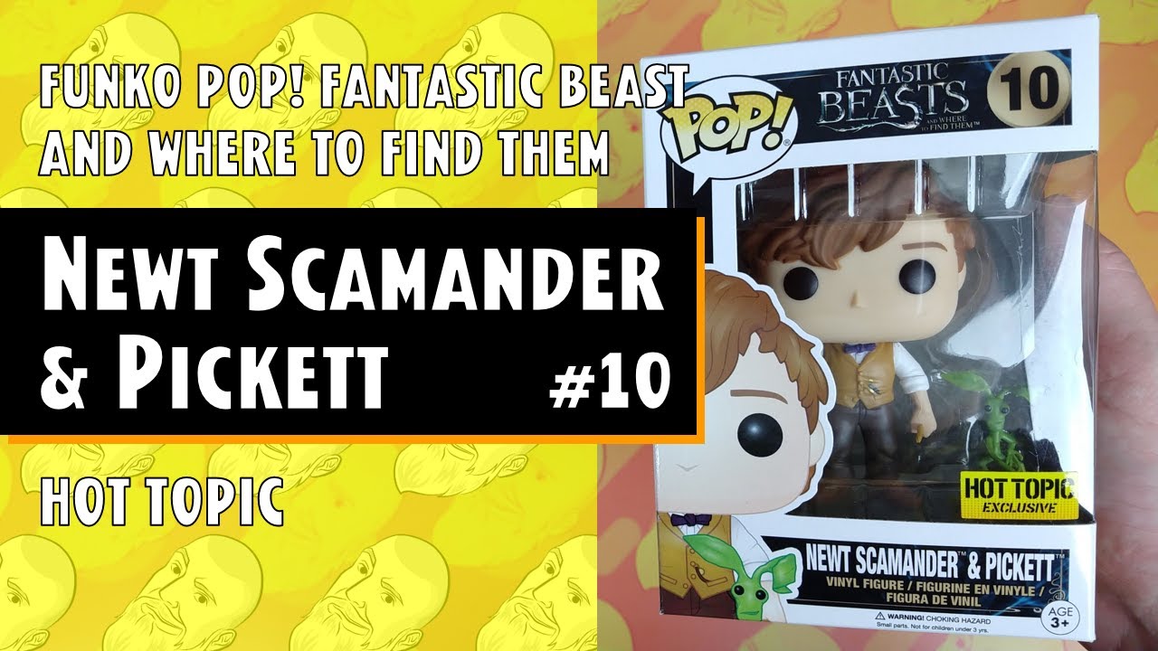 Funko Pop Fantastic Beasts - Newt Scamander & Pickett - #10 - Hot Topic // Just One Pop Showcase