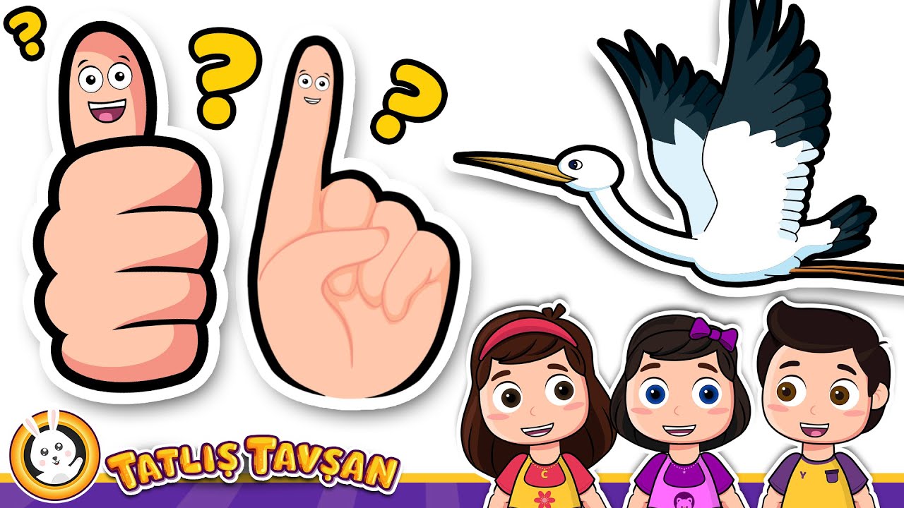 Baş Parmağım Neredesin · Leylek Leylek Havada · O Piti Piti · En Sevilen Tekerlemeler ·Tatlış Tavşan