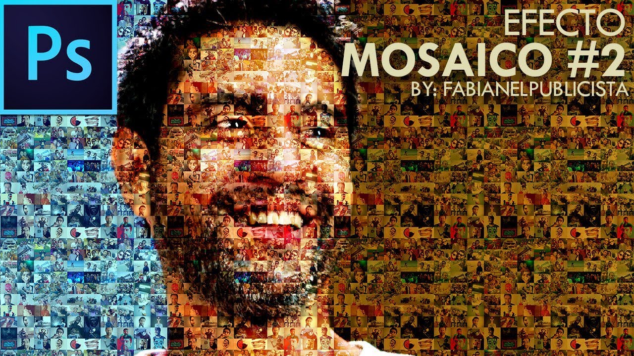 Efecto Mosaico #2 | Photoshop | TUTORIAL #75 | Español