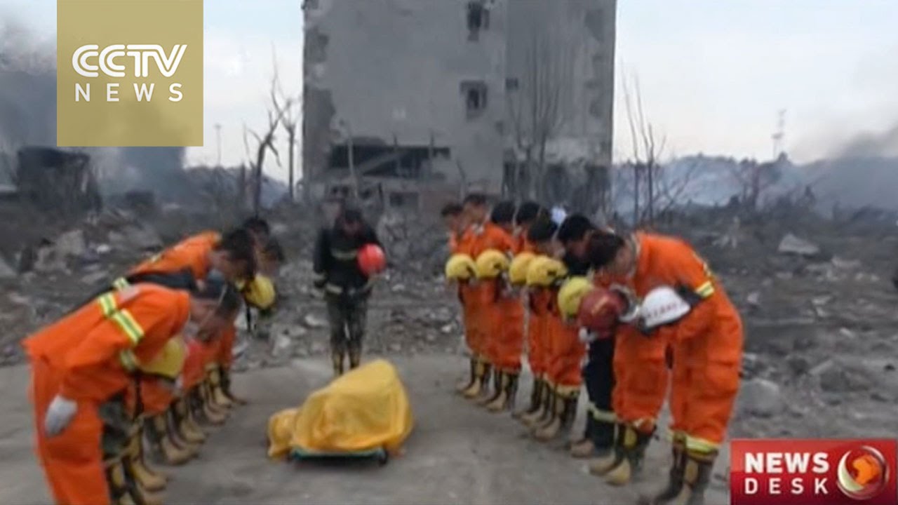 Exclusive: What the epicentre of Tianjin blast site looks like