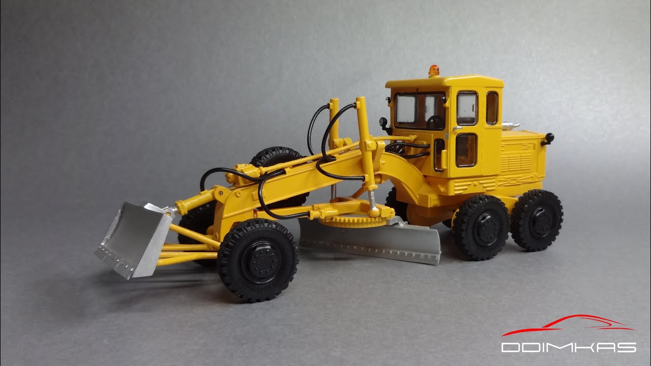 Автогрейдер Д-598 || ModelPro || Обзор масштабной модели 1:43